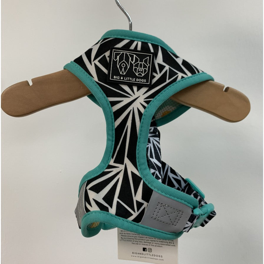 Big & Little Dogs Reversible Dog Harness — Breakfast Club (XS)