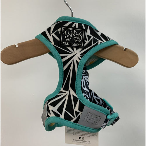 Big & Little Dogs Reversible Dog Harness — Breakfast Club (XS)