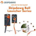 Skipdawg Ball Launcher — Hands-Free Fetch Toy (18"/24")