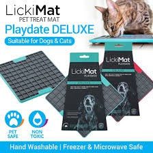 LickiMat Tuff Playdate — Durable Enrichment Lick Mat for Dogs & Cats (20x20cm)