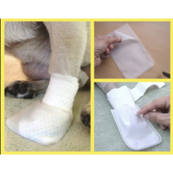 PawFlex Medimitts — Adjustable Wound Bandages for Dogs & Cats (Pack of 4)
