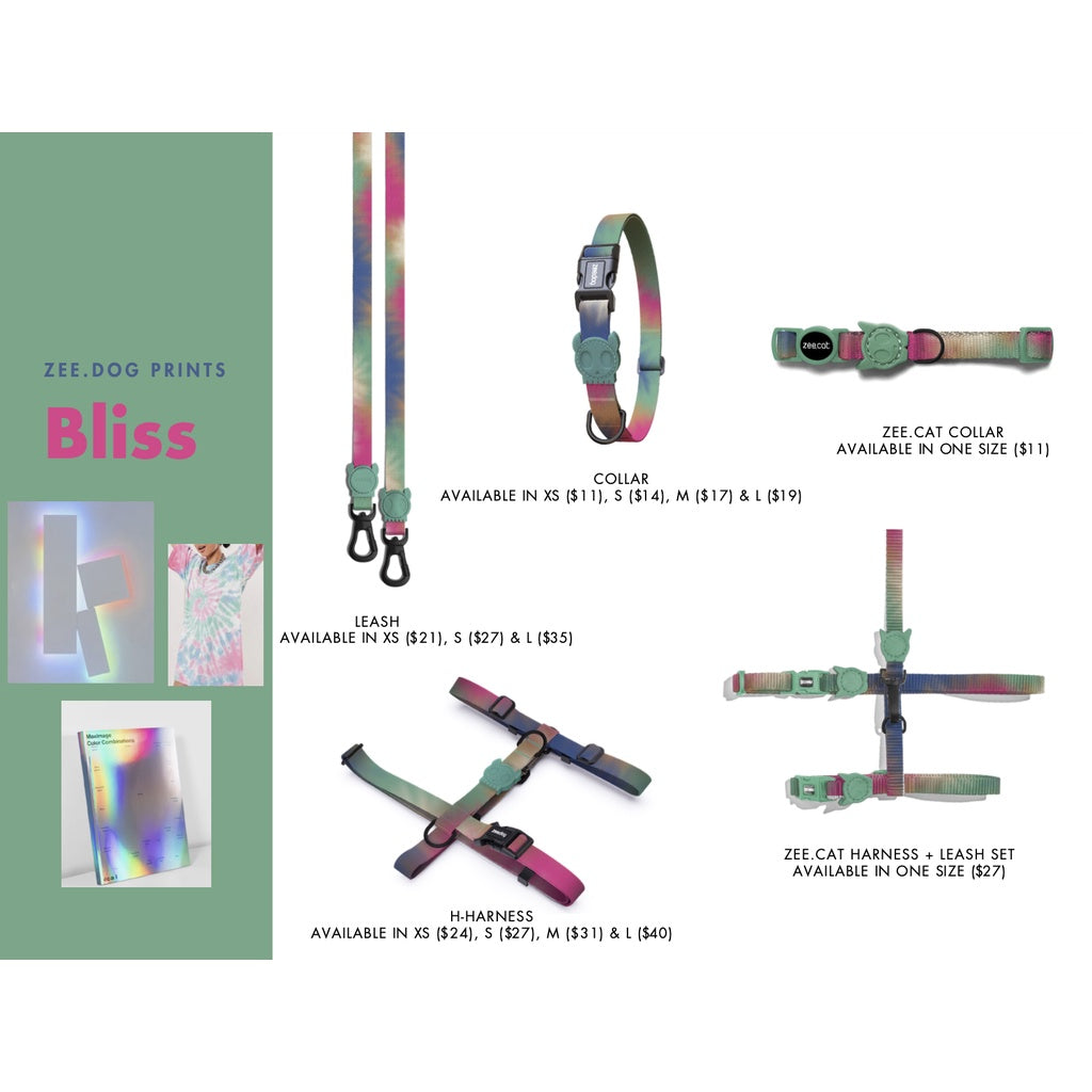 Zee.dog Bliss Series Walk Set — Leash, Harness & Collar for Dogs & Cats