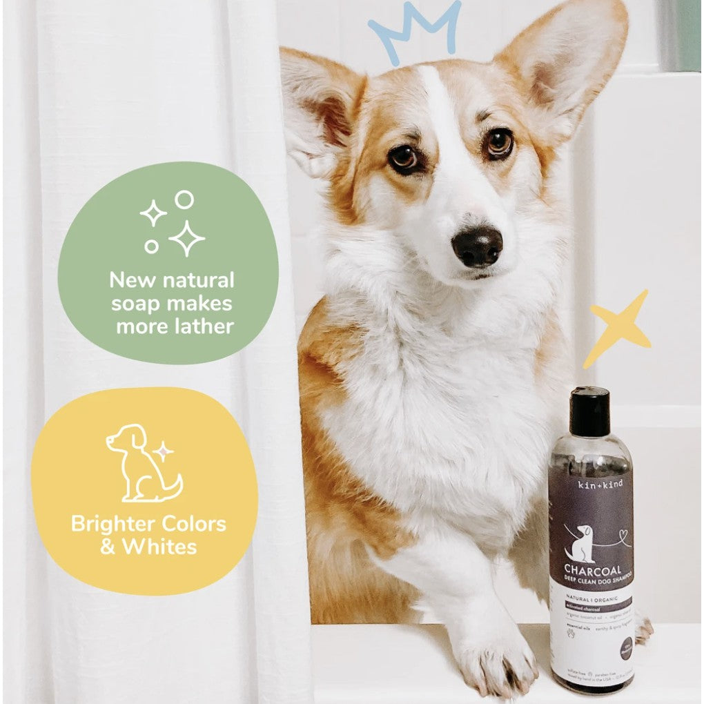 kin+kind Dry Skin+Coat Natural Dog Shampoo — Cedar (354ml)