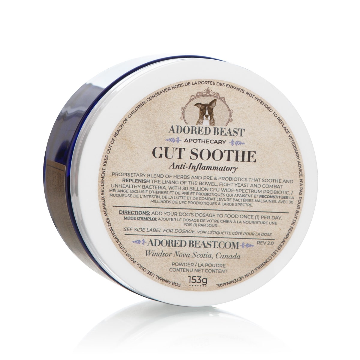 Adored Beast Gut Soothe - Anti-Inflammatory (52g/153g)