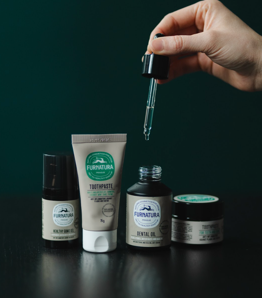 [From Prague]: Furnatura Natural Toothpaste/Healthy Gum Gel/Dental Oil for Dogs