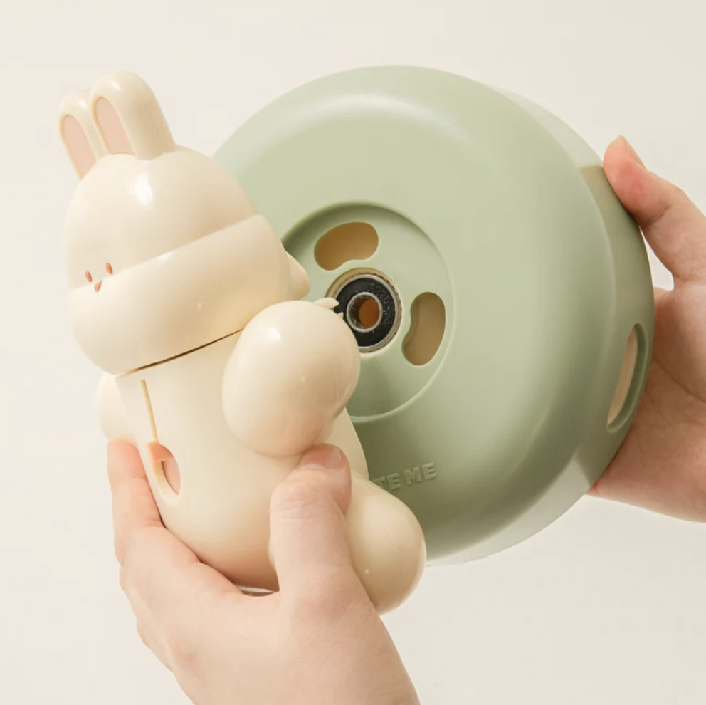 Biteme Braining Spin and Snack Bunny Toy - Interactive