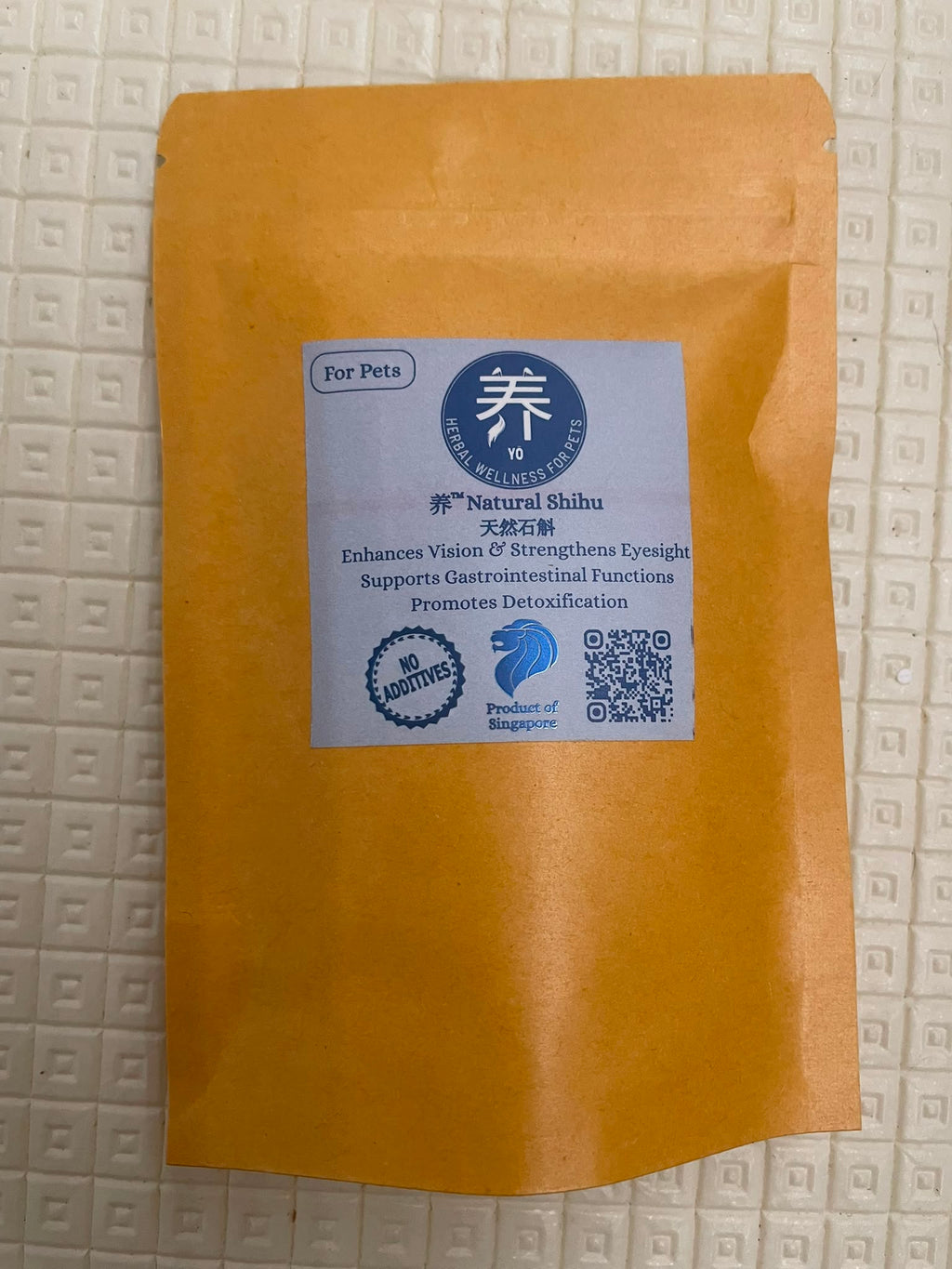 Yo Natural Shihu Supplement — Natural Vision & Detox Support for Dogs & Cats (60 Capsules)