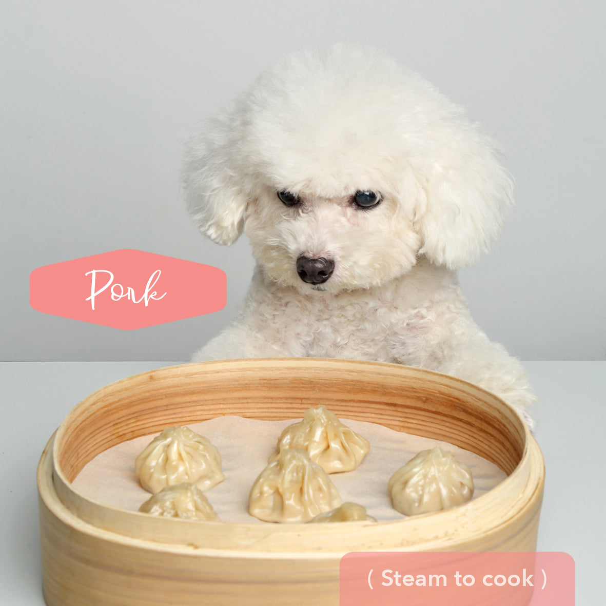 Bossipaws DimSum - Xiaolongbao For Pets (Chicken/Pork/)