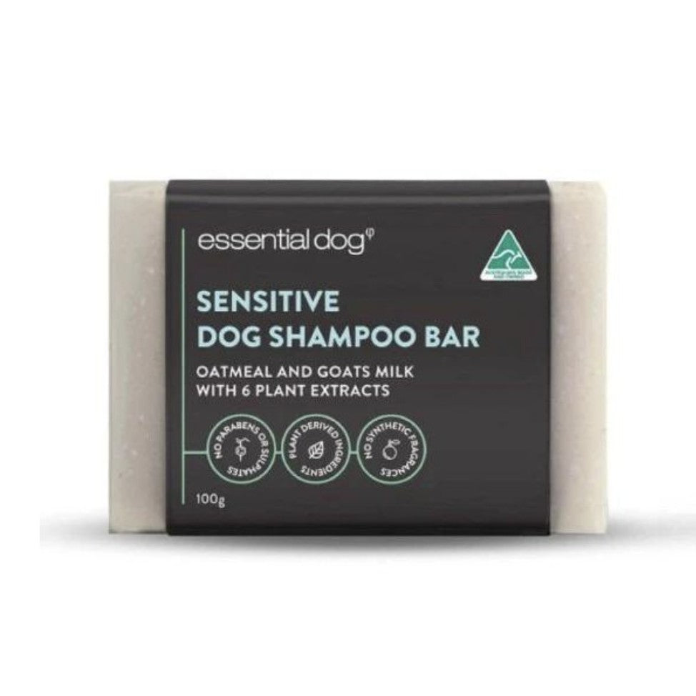 Essential Dog Solid Dog Shampoo Bar — Sensitive (100g)