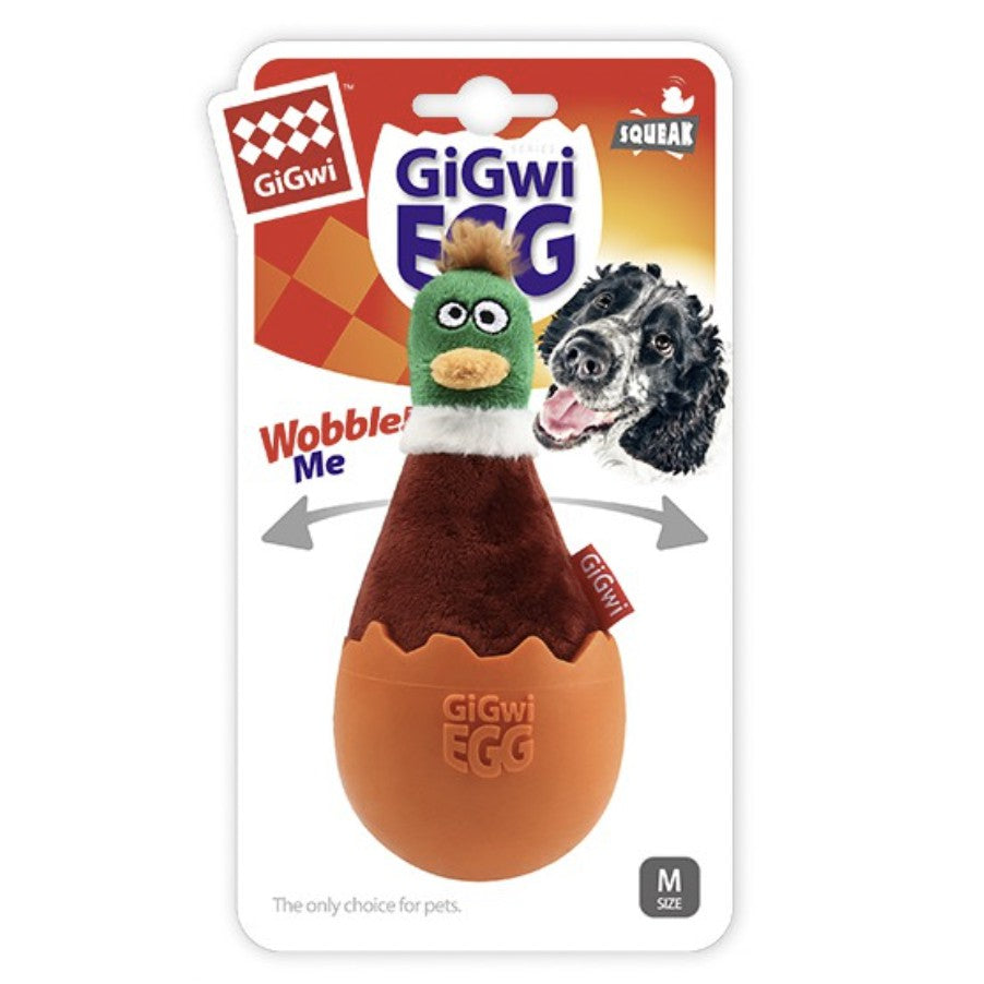 GiGwi Wobble Fun Series – Interactive Dog Toy with Squeaker