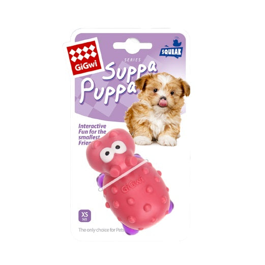 GiGwi Suppa Puppa TPR Chew Toy — Dino, Hippo, Alligator