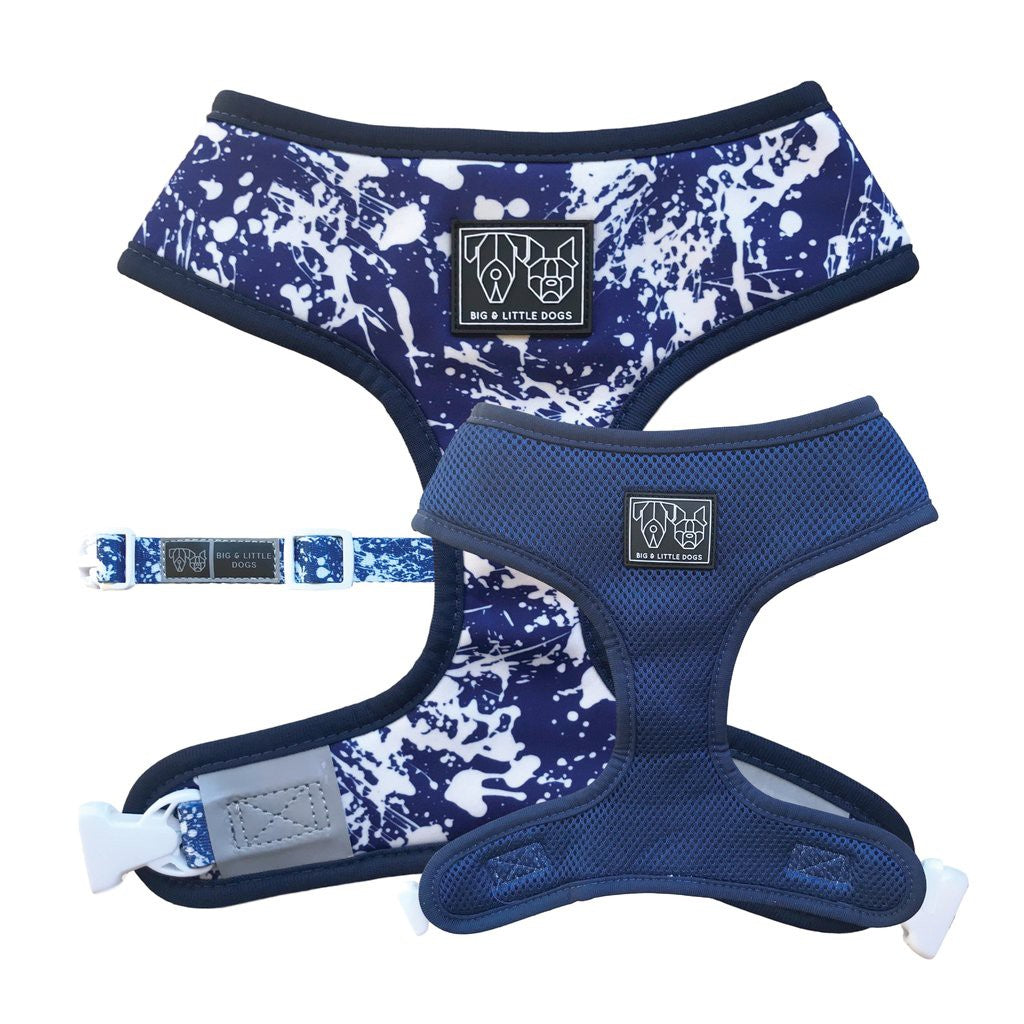 Big & Little Dogs Reversible Dog Harness — Freestyle Design (XS to XL)