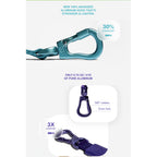 Zee.Dog Airleash — Flowtex Shock-Absorbing Dog Leash (1m)
