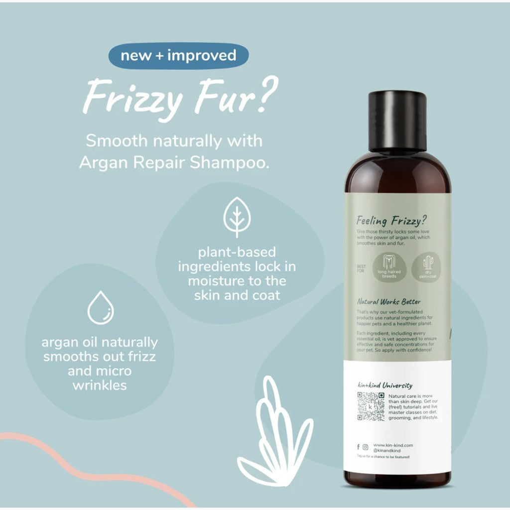 kin+kind Dry Skin+Coat Natural Dog Shampoo — Cedar (354ml)