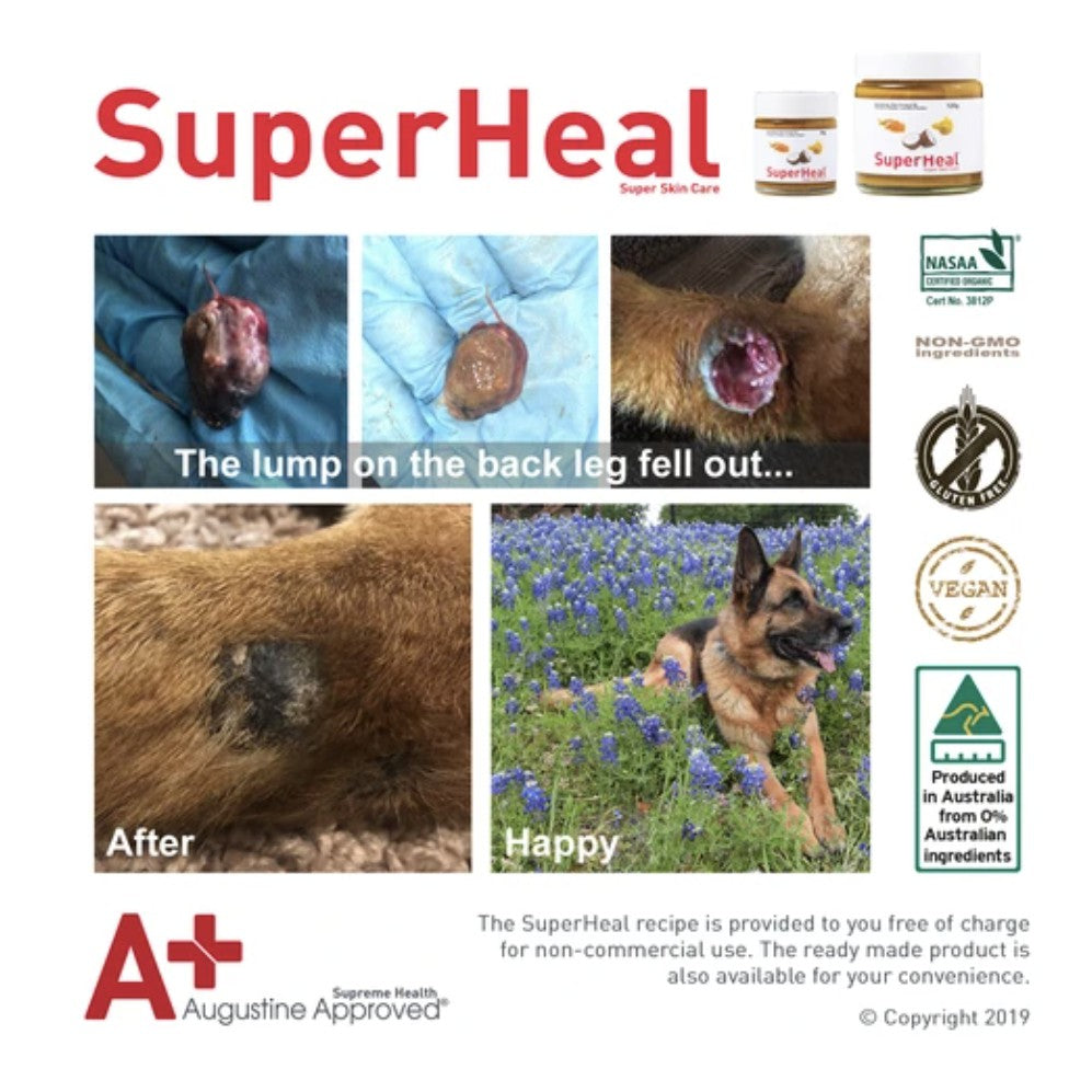 Augustine's Approved SuperHeal — Organic Topical Salve for Pets (30g / 120g)