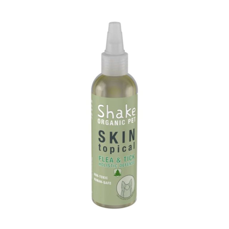Shake Organic Skin Topical Flea & Tick — Natural Parasite Defense for Dogs & Cats (2.2 oz)