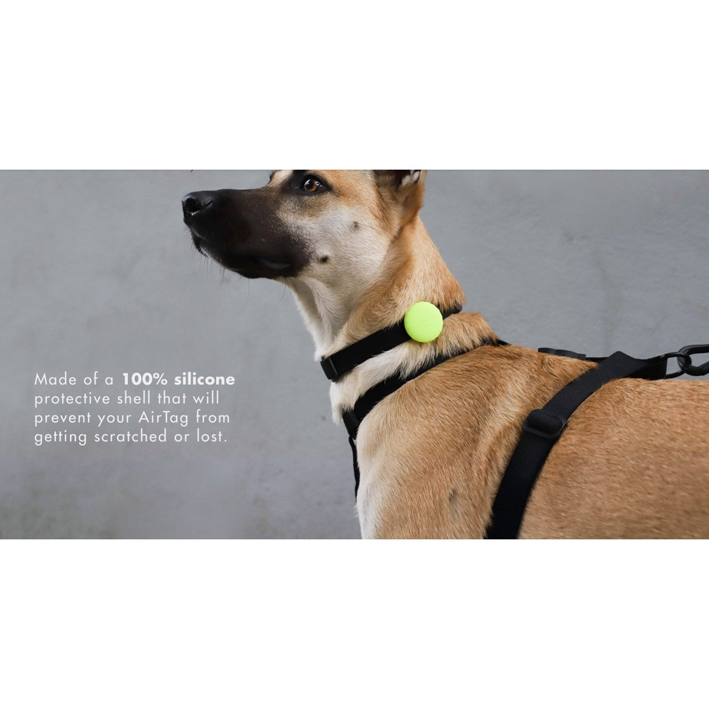 Zee.Dog AirTag Holder — Silicone Pet Tracker Case for Dog Collars (One Size)