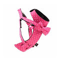 Dharf Dog Harness — Cotton & Bamboo Fiber with Detachable Bow-Tie (Size M)