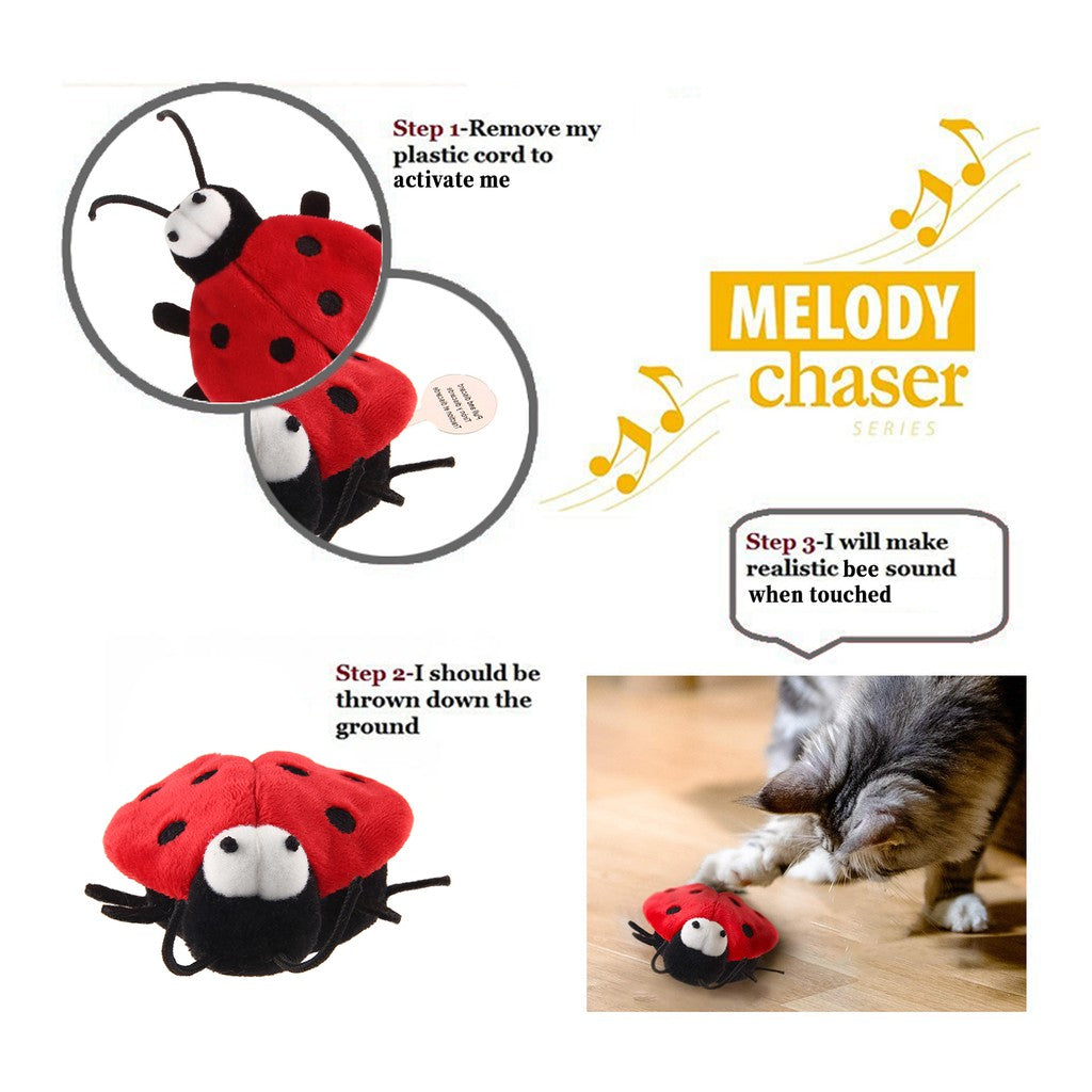GiGwi Melody Chaser — Interactive Realistic Chirping Cat Toys (3 Styles)
