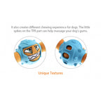 GiGwi Gladiator Series — Durable Plush Tug Toy with Squeakers (TPR Armour)