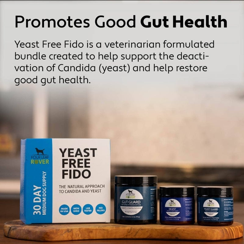 Four Leaf Rover Yeast-Free Fido — Yeast Support Bundle for Dogs