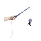 Zee.Dog Jupiter Wand Cat Toy — Interactive Feather Toy with Bells
