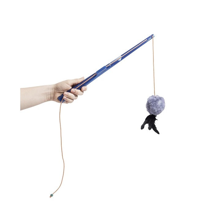 Zee.Dog Jupiter Wand Cat Toy — Interactive Feather Toy with Bells