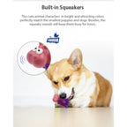 GiGwi Suppa Puppa TPR Chew Toy — Dino, Hippo, Alligator