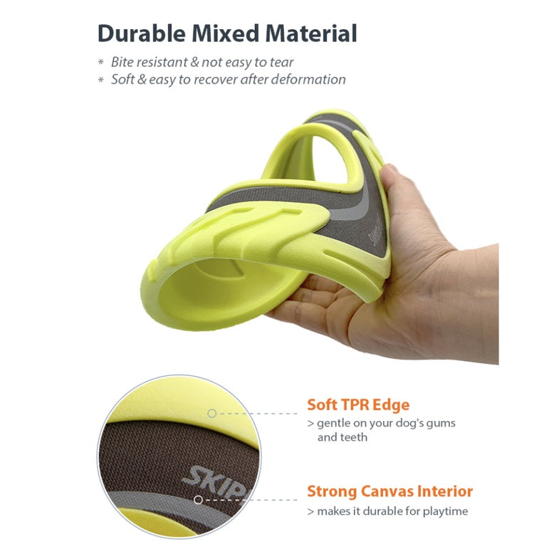 Skipdawg Duroflex Disc & Slinger Ball — Durable Dog Toys for Fetch & Tug