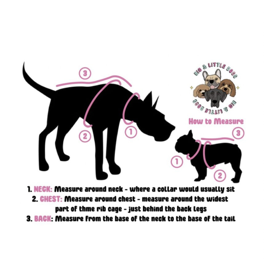 Big & Little Dogs Adjustable Dog Harness — Pink Sunflower (Size L, M, XL, XS)