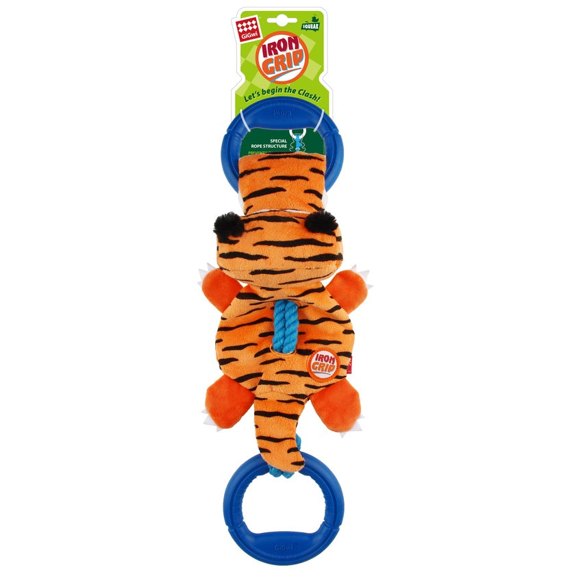 GiGwi Iron Grip Tug Toy — Durable Rope & Plush Design for Dogs