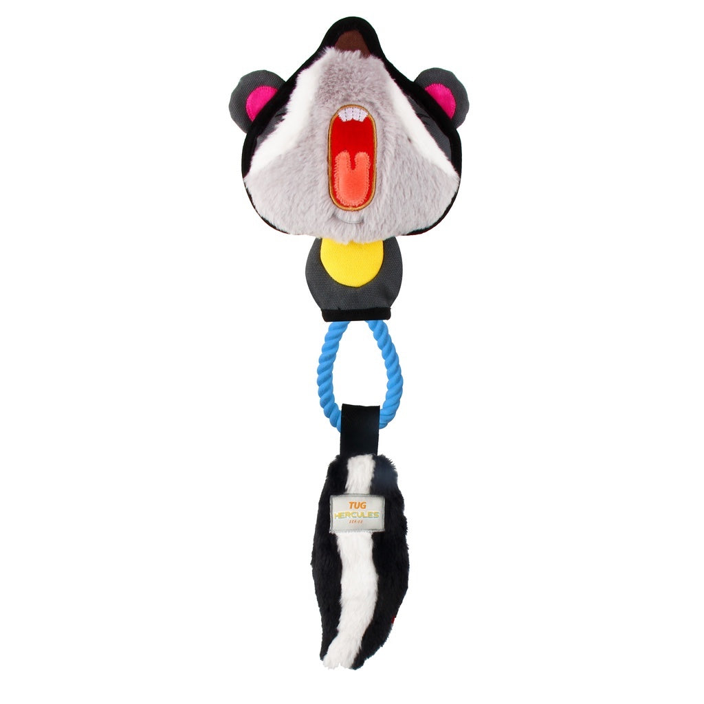 GiGwi Cotton-Rope Dog Toy — Squeaker & Crinkle Paper Tug Toy