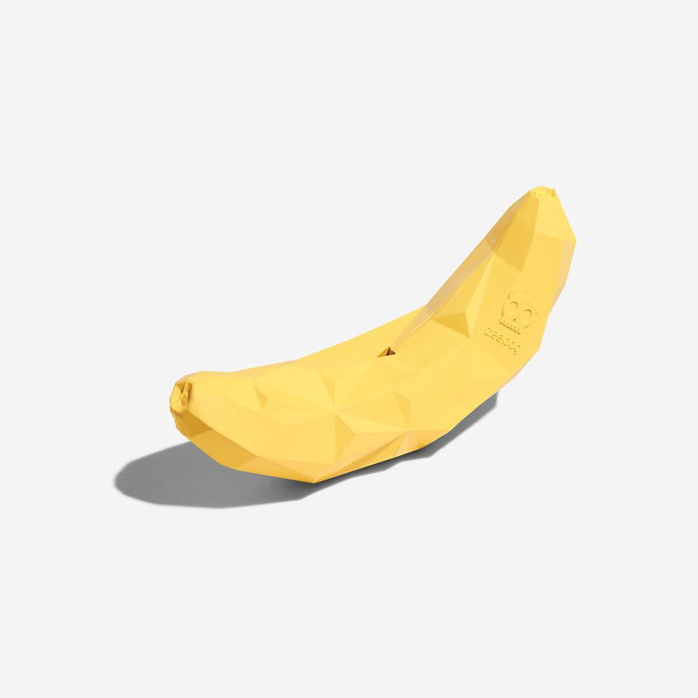 Zee.Dog Super Banana Dog Toy — Treat-Dispensing Chew Toy
