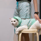 Ohpopdog Matching Human Shorts for Pet Owners — Straits Mint 17 (3 Sizes)