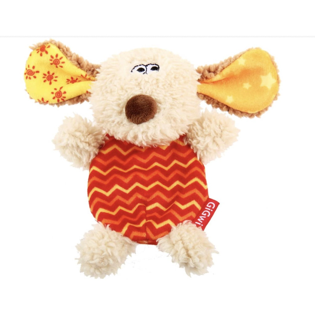 GiGwi Plush Friendz Series — Squeaky Plush Dog Toy (6")