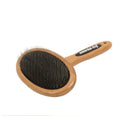 Essential Dog Natural Bamboo Slicker Brush — Reduces Shedding for Dogs & Cats