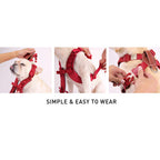 Sputnik Comfort Dog Harness — Breathable Mesh & Genuine Leather (Size S-L)