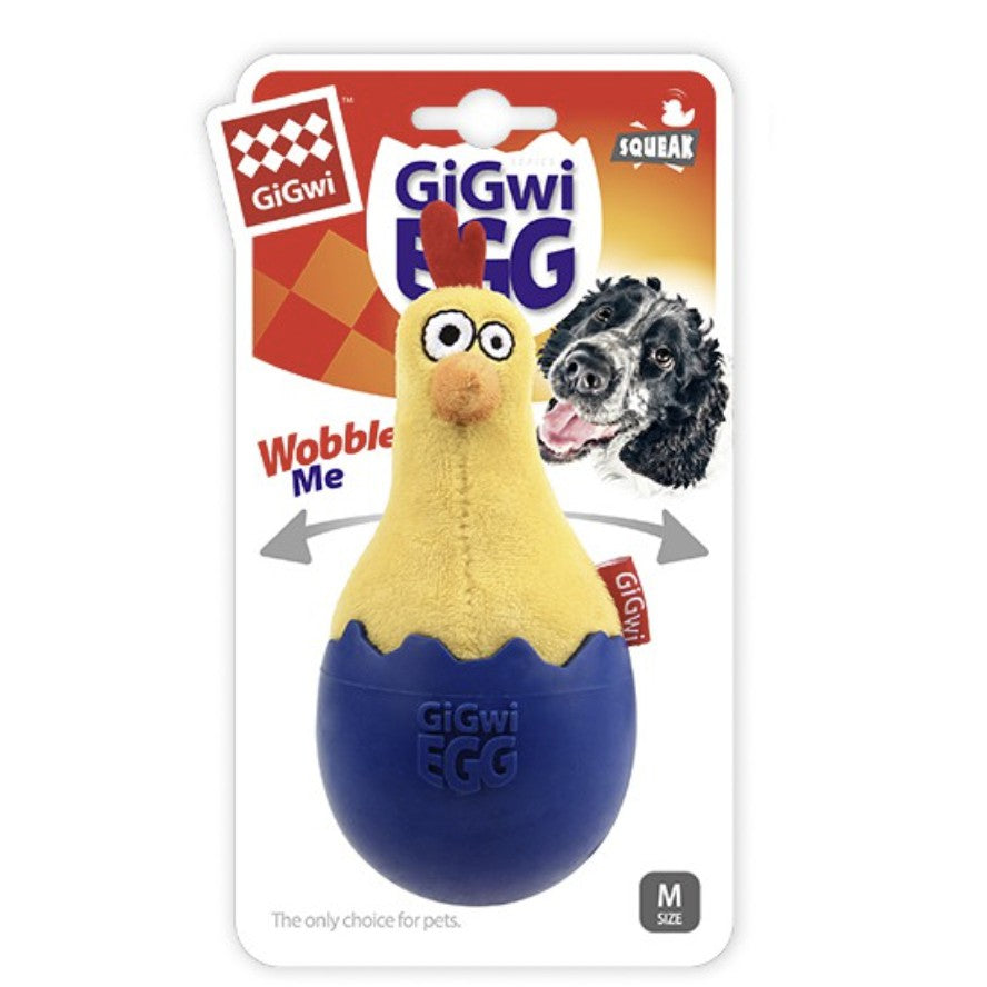 GiGwi Wobble Fun Series – Interactive Dog Toy with Squeaker