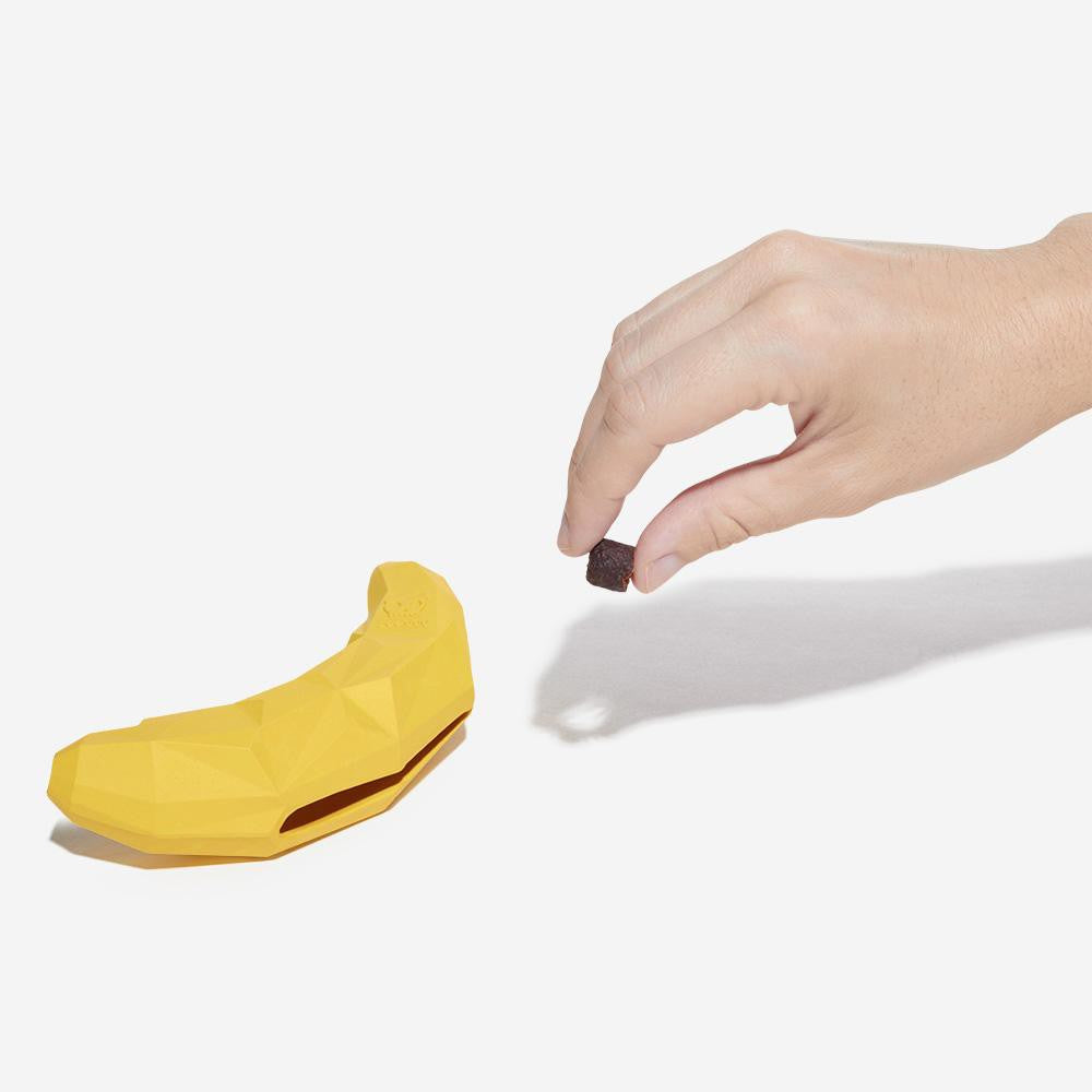 Zee.Dog Super Banana Dog Toy — Treat-Dispensing Chew Toy