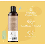 kin+kind Deep Clean Natural Shampoo — Almond & Vanilla for Dogs & Cats (12 fl oz)