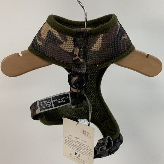 Big & Little Dogs Adjustable Dog Harness — Breathable Neoprene with Custom Print (Size S)