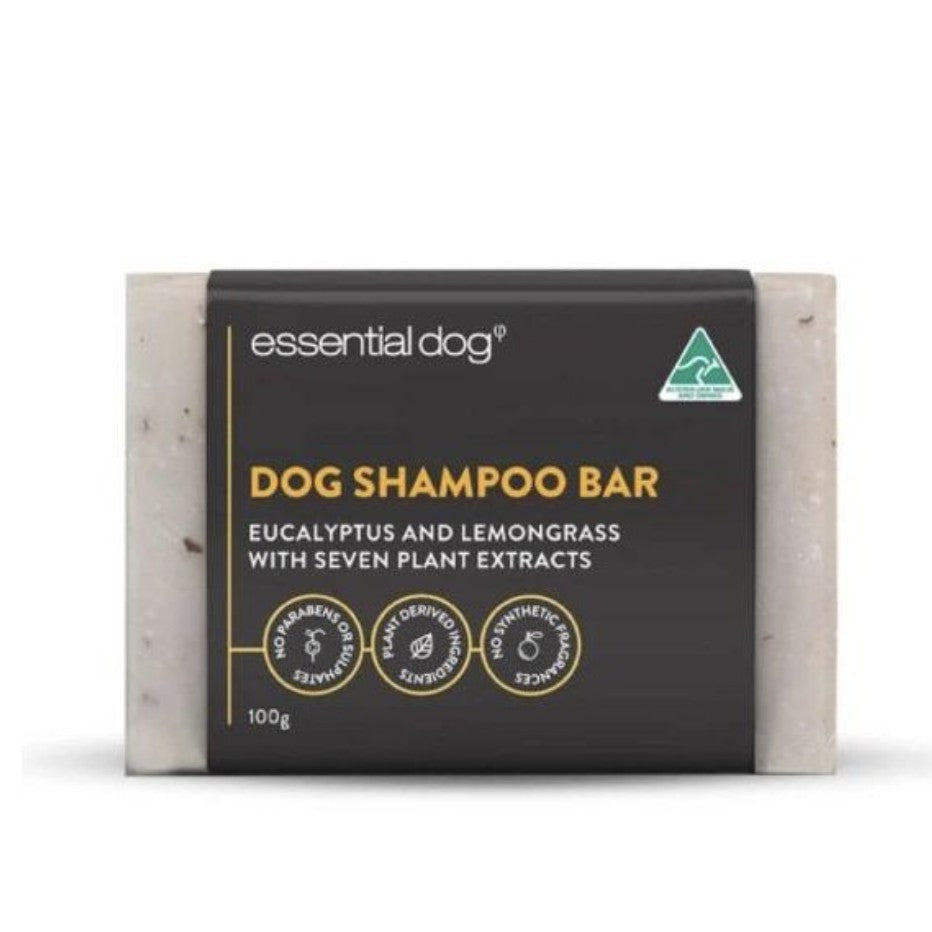 Essential Dog Solid Dog Shampoo Bar — Chemical-Free Natural Oils (100g)