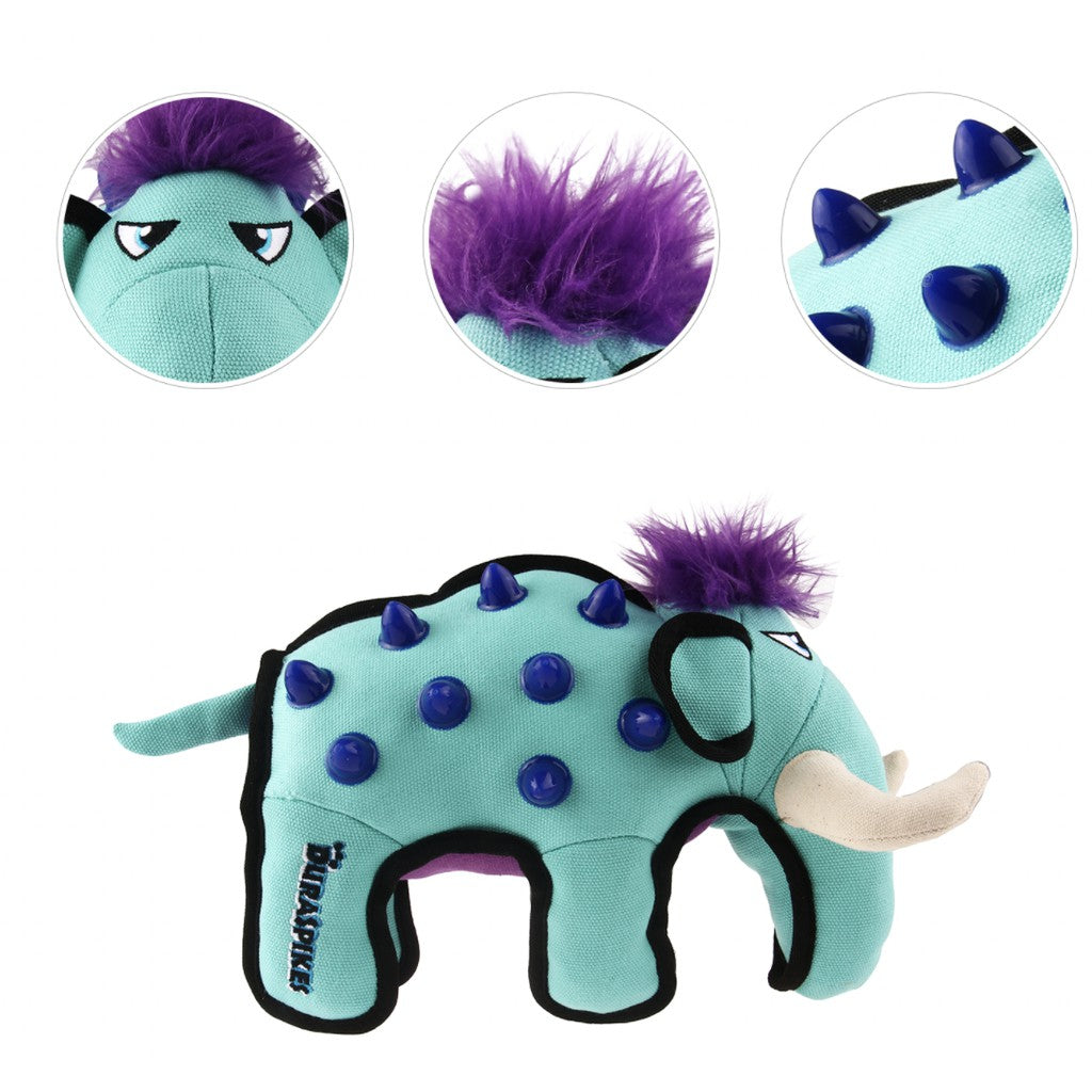 GiGwi Duraspikes Series — Durable Canvas Plush Dog Toy with TPR Spikes