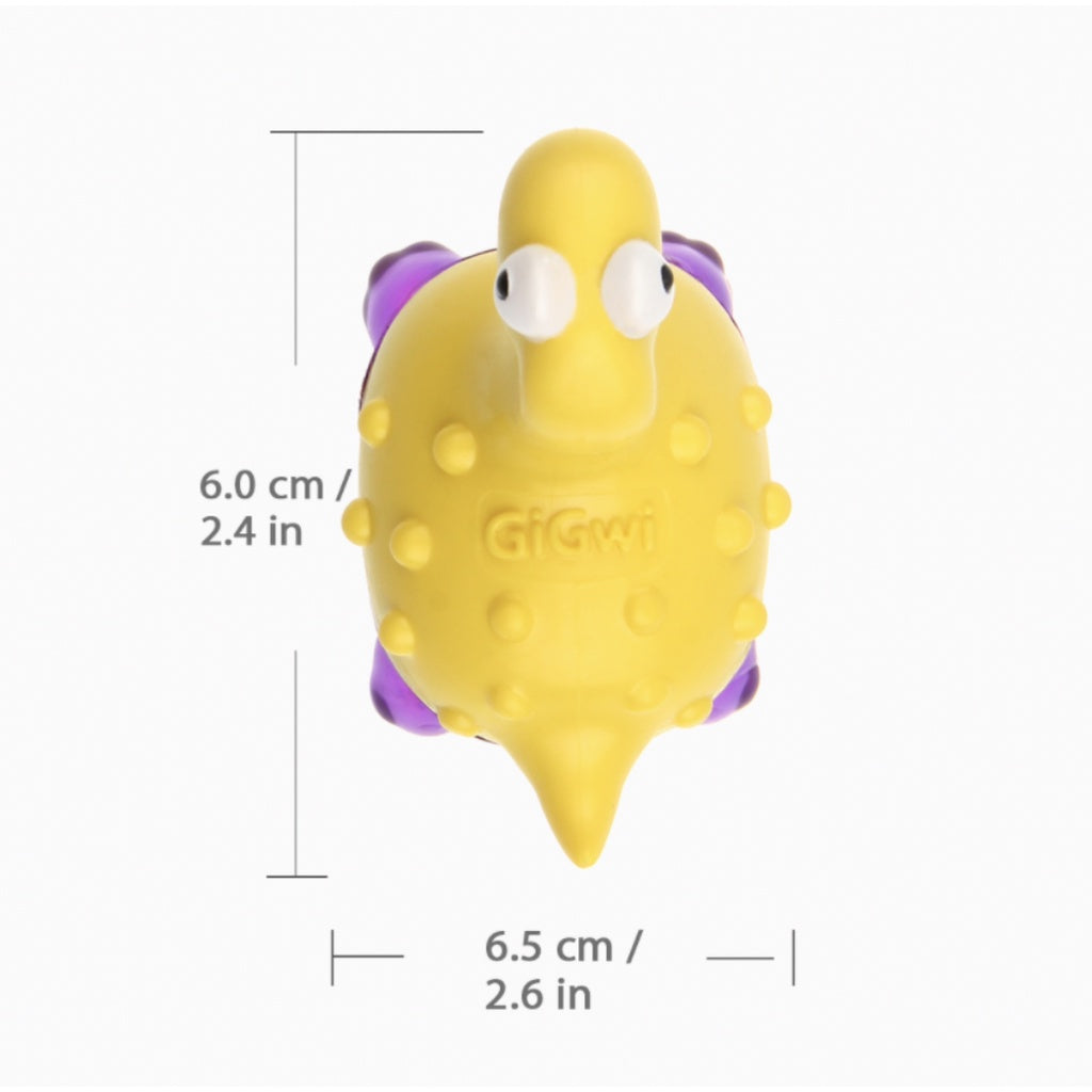 GiGwi Suppa Puppa TPR Chew Toy — Dino, Hippo, Alligator