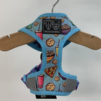 Big & Little Dogs Reversible Dog Harness — Snacks Party Print