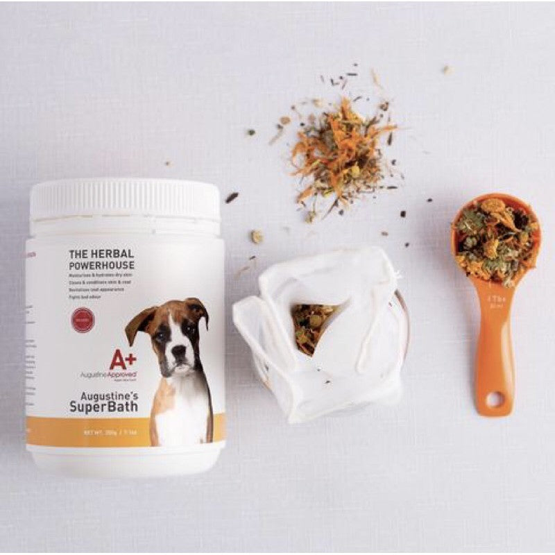Augustine Approved SuperBath — Calming Plant-Based Bath for Dogs & Cats (120g)