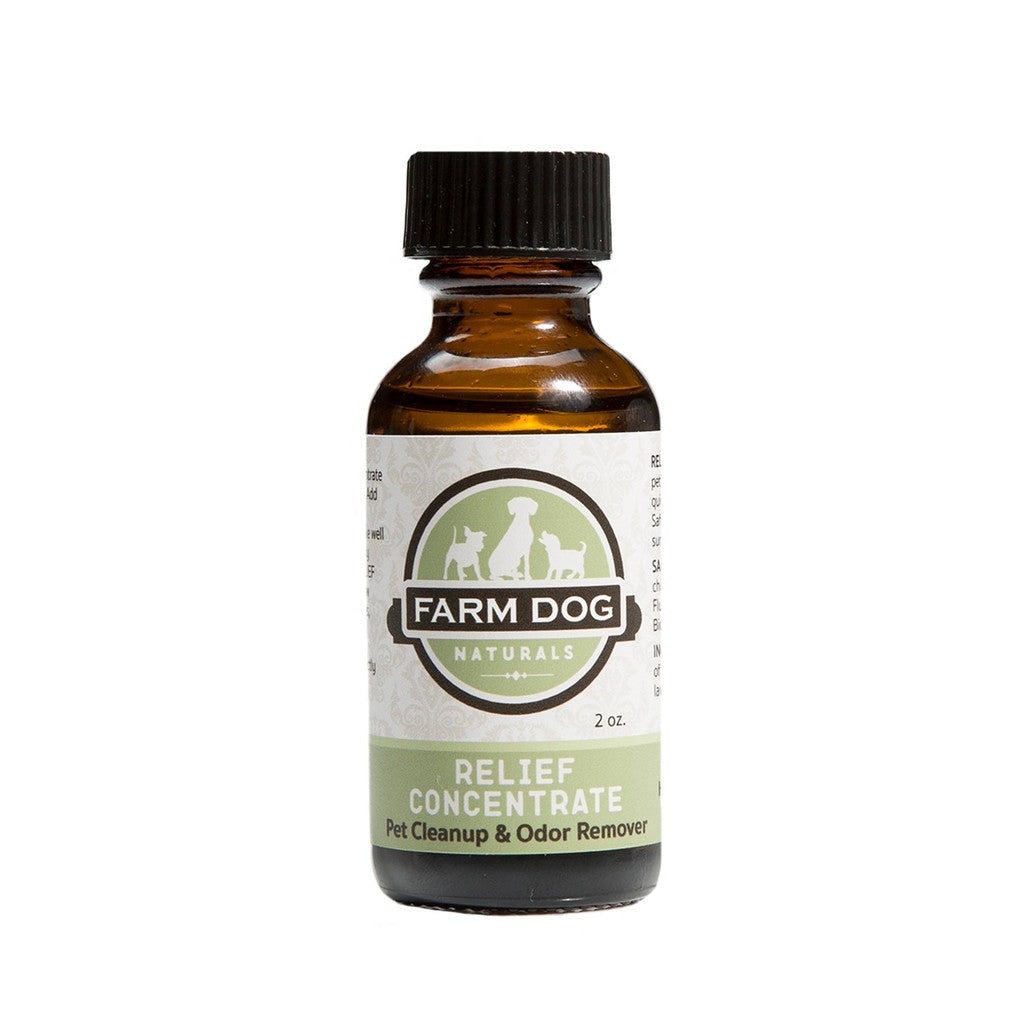 Relief Concentrate Pet Cleanup & Odor Remover — All-Natural, Non-Toxic (1oz)
