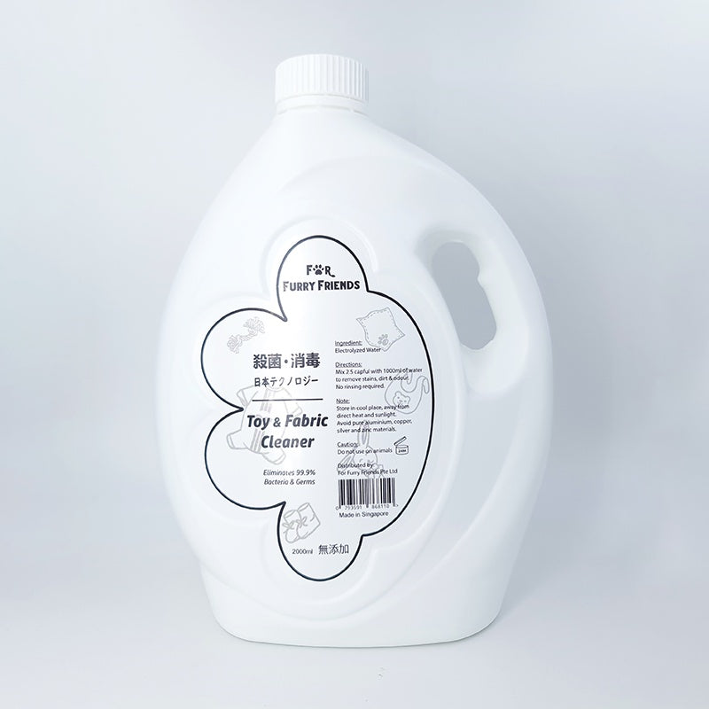 For Furry Friends Toy & Fabric Cleaner — Chemical-Free Electrolyzed Water (1000ml / 2000ml)