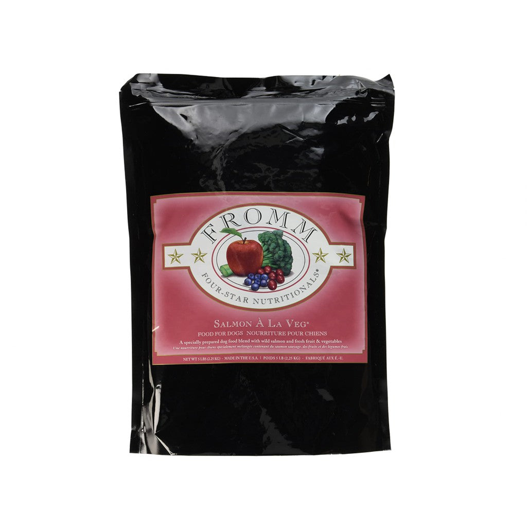 Fromm Salmon À La Veg® Recipe Dry Dog Food — Real Salmon & Sweet Potato Kibble (4lb)