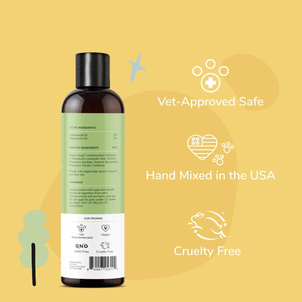 kin+kind Flea & Tick Relief Shampoo — Natural Lavender (12 fl oz)